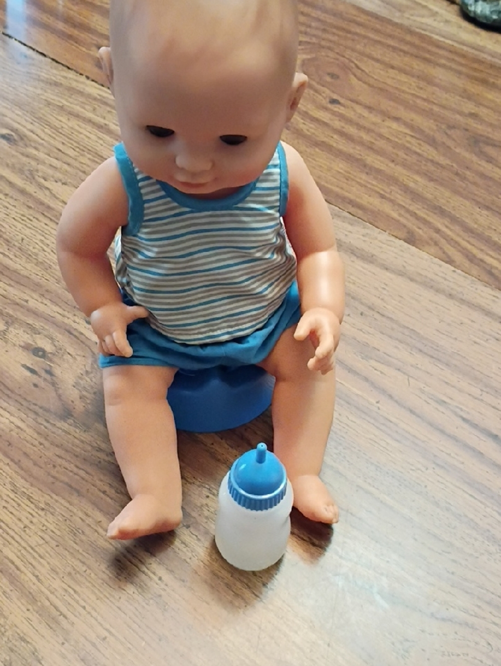🚽Corolle Drink-N-Wet Potty Training Anatomical Baby Paul